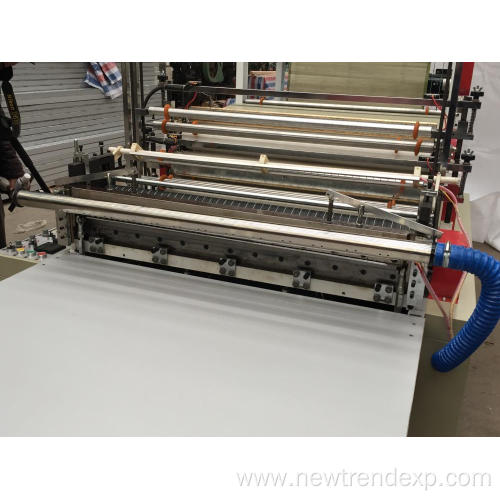 Double layers Heat-Sealing & Cold-Cutting Bag making machine